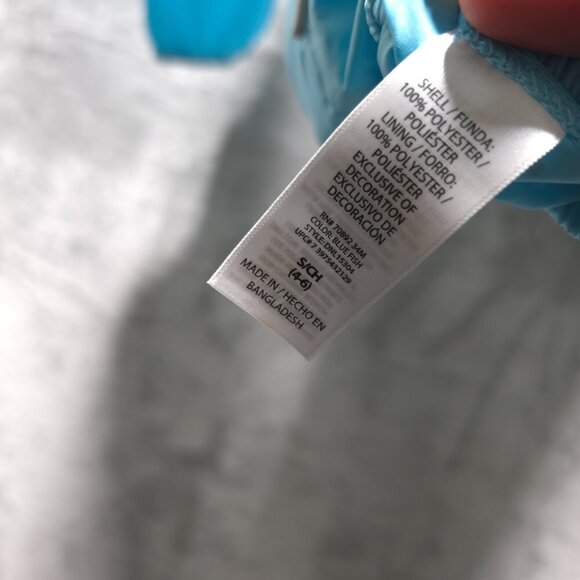 Danskin Now Women’s Loose Fit Woven Track Jacket Size Small Blue – Read - Picture 4 of 8